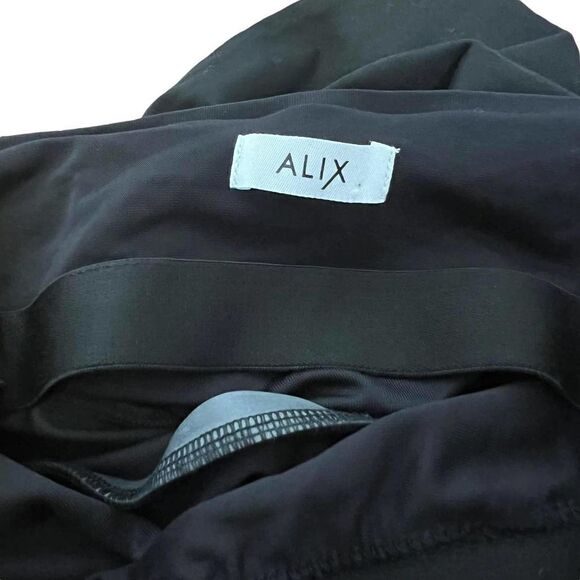 Alix NYC bodysuit revolve moore black ruffle one shoulder size XS - Picture 6 of 9